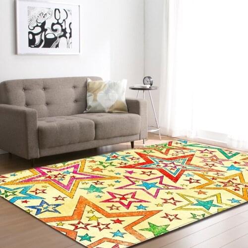 Modern Simplicity Carpet Sitting Room Bedroom Coffee table Rugs Bedside Antiskid soft Mats Geometric Patterns Household Carpets