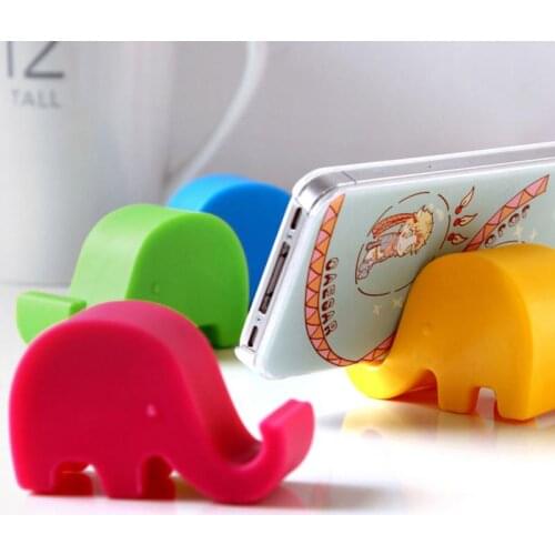 Universal Phone Stand Elephant Smart Phone Accessories Table Desk Mount Bracket Holder For Iphone Android Mobile Phone Latop