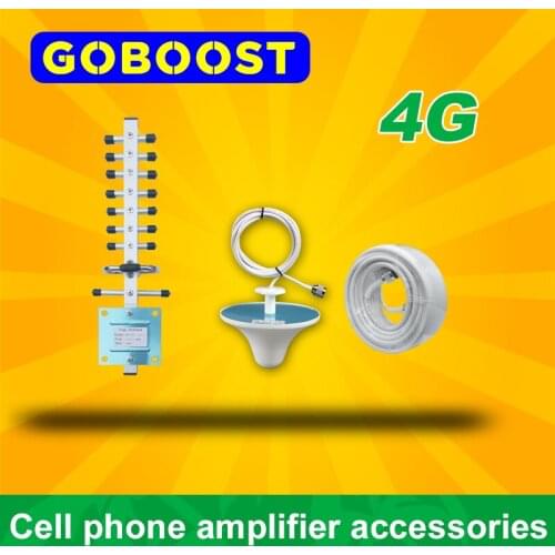 GOBOOST 9 Unit Yagi Antenna Cell Phone Cellular Ceiling Antenna 10 meters Signal Booster Accessories High Quality A Kit