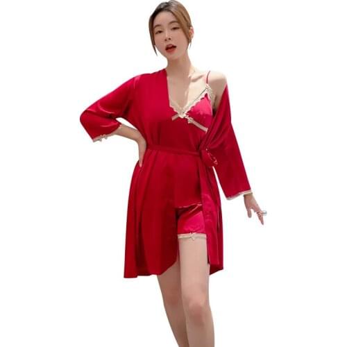 Женские атласные пижамы YIHAXUAN China At AliExpress