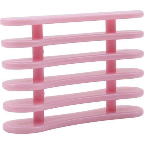 Salon Nail Art Tools Rose Pink Tray More Colors Choice Brushes Pen Holder Stand For Makeup Nail Art Brush Pens Tools 1PC