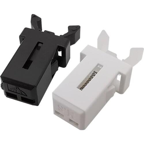 10Pcs Small PR-001 Door Lock Switch Lock for MS Air Conditioner Trash Can Set Top Box TV EVD DVD Door Cover Black White