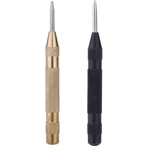 5 Inch 13mm Automatic Center Pin Punch Spring Loaded Marking Starting Holes Tool High Speed Steel Automatic Center Dot Punch