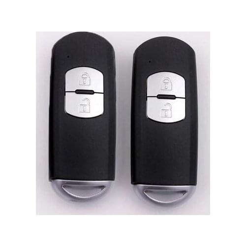 5PCS/lot For Mazda M3 M6 CX-7 CX-9 Smart Remote Key Shell Case 2 Button With Insert Key Blade
