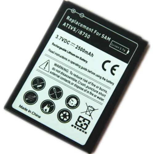I8750 Ativ S EB-L1M1NLU Battery Replacement For Samsung Phone ATIV S GT-i8750 i8790 i8370 2500mAh Original Quality Batteries