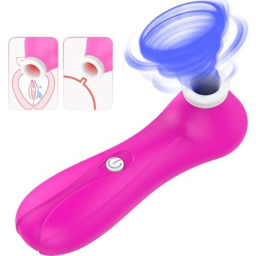 EXVOID 2 Colors Powerful Female Vibrator for Women 7 Speed Sucker Vibrator Nipple Sucking Sex Toys for Couples Clit Stimulator