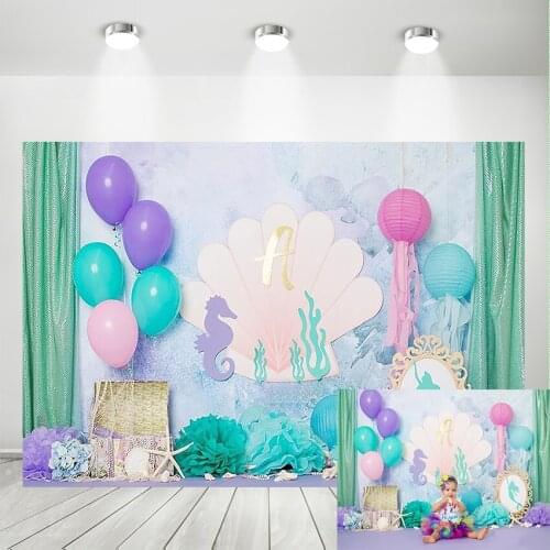 Mehofond Background Birthday Backdrop Baby Shower Pink Balloon Flower Photo Background Birthday Party Photocall Backdrop Prop