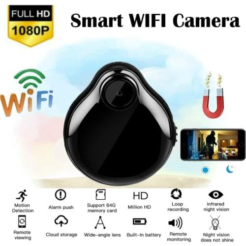 Magnetic Body Camcorder 1080P WiFi Mini Camera Night Vision Motion Sensor H.264 HD Video Micro Cam Support TF Card