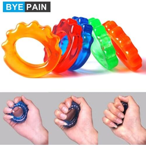 1Pcs BYEPAIN Hand Exerciser Rings PVC Rings Muscle Power Training Loops Expander Training Sport Exerciser Finger