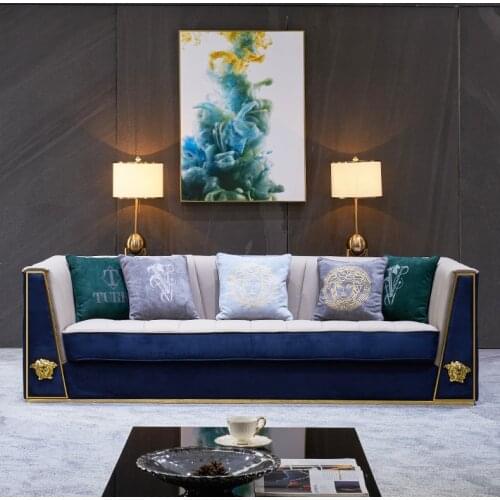 Living room Sofa set диван мебель кровать muebles de sala 3 seater chesterfield cloth fabric sofa cama puff asiento sala futon