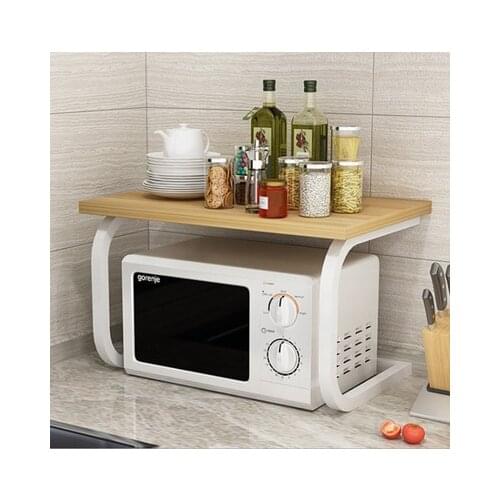 Microwave Kitchen Shelves Storage Rack Oven Shelf Double Shelves Kitchen Supplies