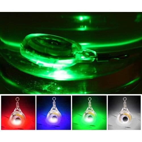 Mini Fishing Lure Trap Light LED Eye Shape Fishing Squid Bait Luminous Lure Lamp Underwater Eye Shape Flashing Lamp Fishing Tool