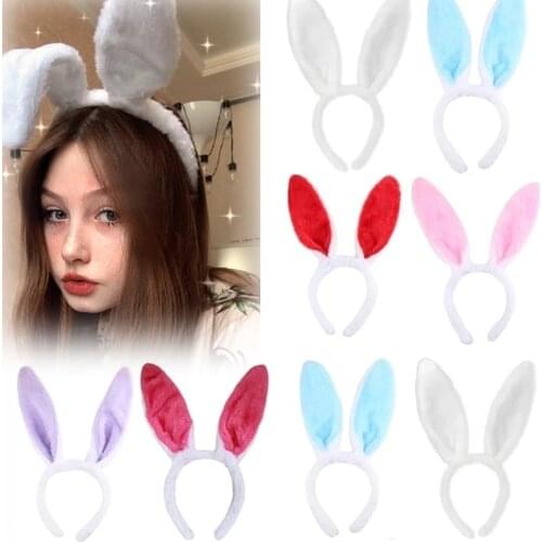 Women Easter Adult Children Cute and Comfortable Hairband Rabbit Ear Headband Dress Costume Bunny Ear Hairband Hair Accessories