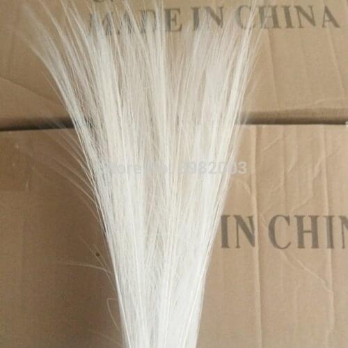 Wholesale high quality 100pcs rare pure white egret feather silk 10-25cm/4-12 inch collected decorative accessories