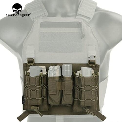 EMERSON Camouflage Panel For 419 420 Vest 500D Nylon Airsoft Gear Combat Outdoor Molle Vest Clothing Sportswear EM9335