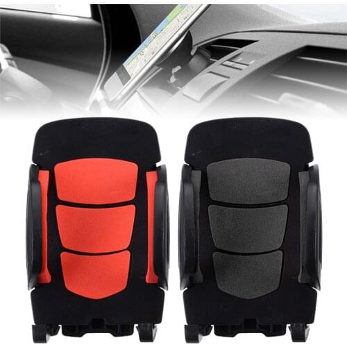 Portable Car Phone Holders CD Slot Mount Stands Universal Cradle Stand 360 Degree Rotate Multifunction Navigation Clip Holder
