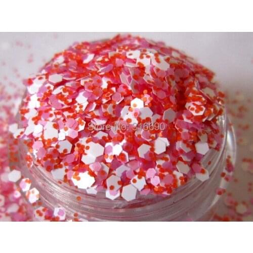 Hex Neon Glitter mix for DIY nail polish G358