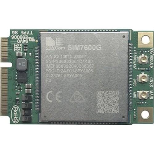 SIMCom SIM7600E/SIM7600A/SIM7600SA/SIM7600G/SIM7600NA MINI PCIe CAT1 4G LTE Module 100% New Original