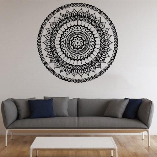Wall Decal Vinyl Sticker Mandala Symbol Vinyl Decor Bedroom Living Room Decoration House Home Art Design Wall Paper Mural WW-279