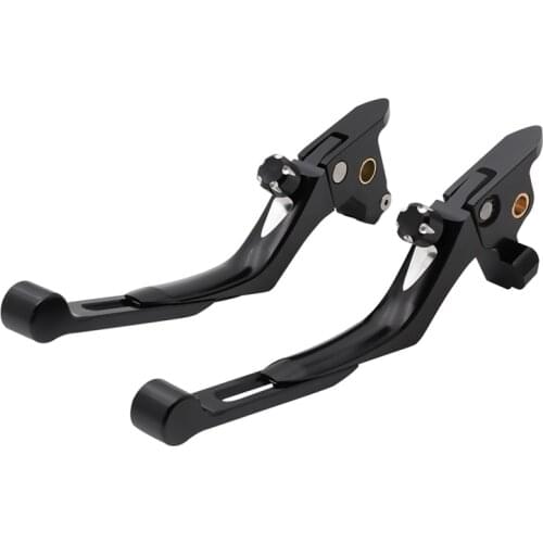 1Pair Motorcycle Clutch Brake Levers Adjustable Gliding Handle Clutch for Sportster 883 1200 48 72 2014 2015 2016