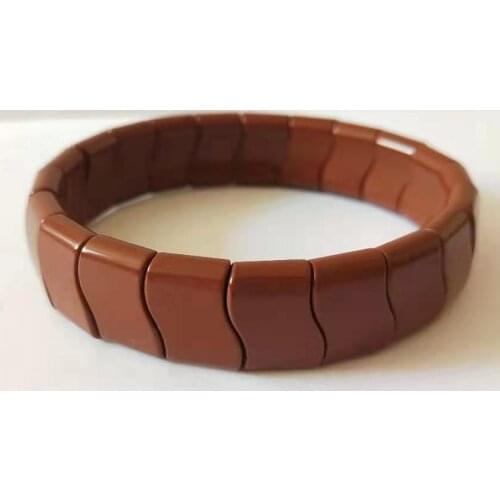 1 pcs Tourmaline Energy Bracelet Germanium stone Healthy Bangles Ion Health Wristbands Bracelets Anti-radiation anti-fatigue