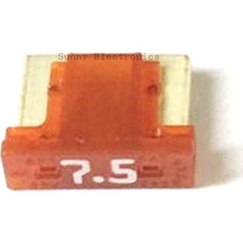 10pcs 7.5A fuses Micro Short Low profile Mini blade 15A amp APS/ATT fuse for Honda Toyota Lexus