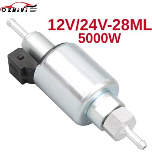 12V24V 28ML 5000W Parking Heater Accessories Metering Electromagnetic Disassembly and Washing Fuel Pump