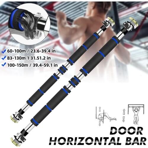200kg Adjustable Door Horizontal Bars Exercise Home Workout Gym Chin Up Pull Up Training Bar Sport Fitness Equipments