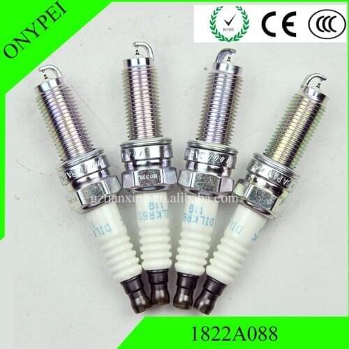 4-6PCS New DILKR6D11G 1822A088 Dual Iridium Spark Plug For Mitsubishi 2011-2014 RVR 2.0L L4 DILKR6D-11G 1822A088