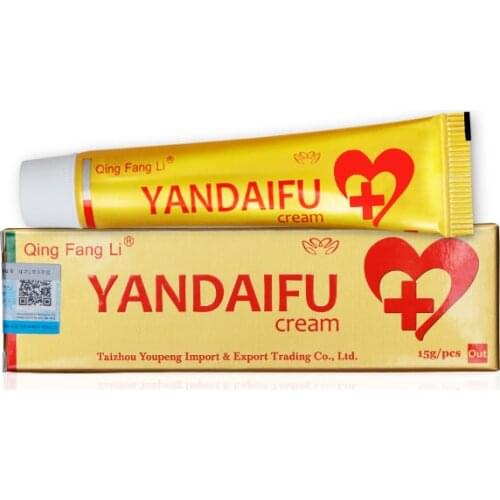60pcs YIGANERJING YANDAIFU Body Cream Relieve Psoriasis Dermatitis Eczema Pruritus Effect Bacteriostasis and Antipruritic