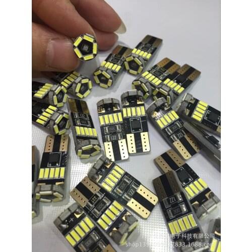 Blackboard Electrodeless Decoding Width Lamp T10-4014-15smd Wide Light Highlight Automobile Foreign Trade Refitted LED Lamp