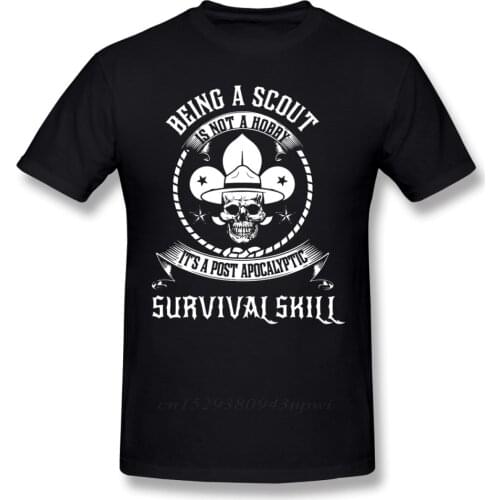 Boy Scout T Shirt Being A Scout T-Shirt Man Short Sleeves Tee Shirt Funny Fashion Cotton Print Tshirt