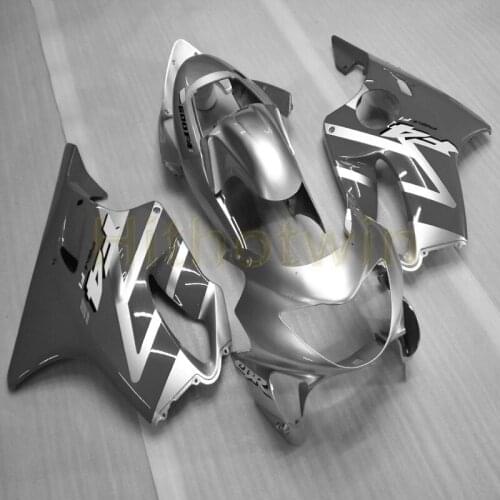 Custom motorcycle cowl for CBR600F4 1999-2000 CBR 600 F4 ABS Fairing body kit+Screws+Injection mold silver