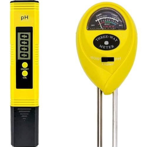 Plant Moisture Meter Light,PH Tester For Garden & Digital PH Water Meter For Swimming Pool,Drinking Water Potted Plants