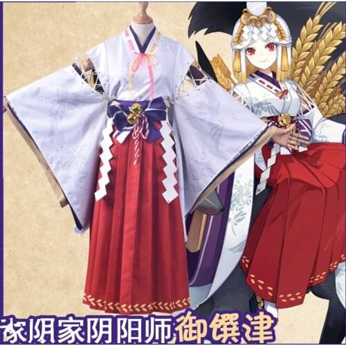 Game Onmyoji New SSR Yu Yujin Cosplay Costume Game Cosplay Uniforms Witch Suits Clothing Christmas Costumes Kimono+Wig+Headdress