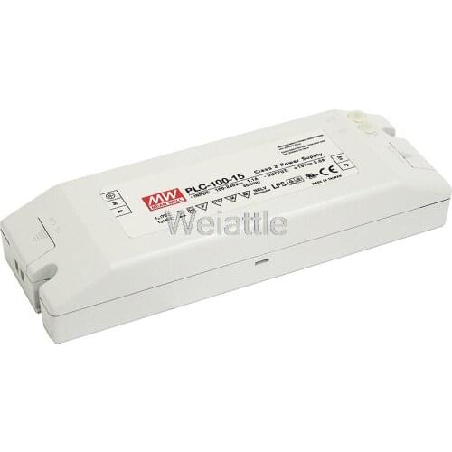 MEAN WELL original PLC-100-15 15V 5A meanwell PLC-100 15V 75W Single Output Switching Power Supply