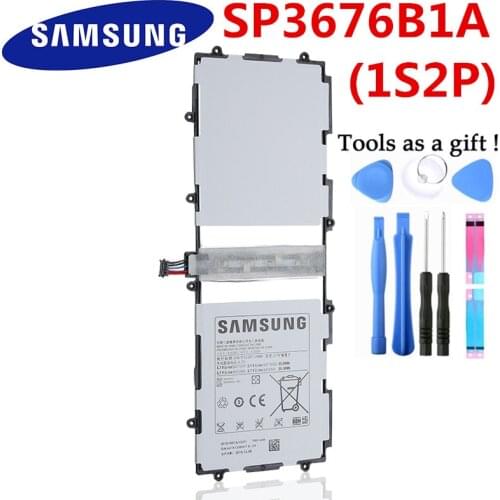 SAMSUNG SP3676B1A For Samsung Galaxy Tab Note 10.1 N8000 N8010 N8020 P7510 P7500 Tablet 7000mAh Original Spare Battery