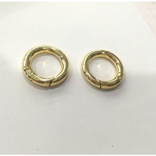 Snap Clip Trigger Spring Gate O Ring Keyring Buckle Bag Accessories Ring 16mm