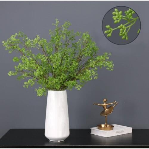 90cm Long Stem Plant Home And Outdoor Garden Decor Artificial Eucalyptus Flowers Plants Leaf With Fruit