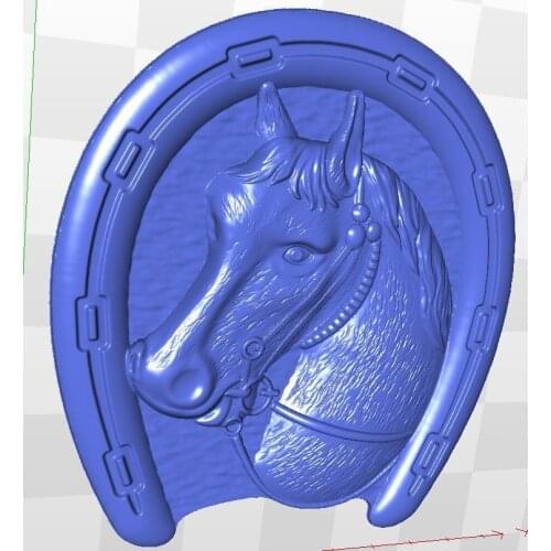 Relief for cnc in STL file format artcam model 3d horse_18