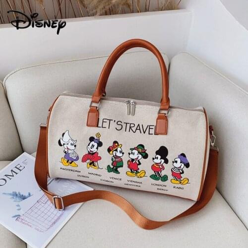 Disney Cartoon Backpack Women for Shopping Handbag Travel Knapsack Large Capacity Baby Care Bag Fashion Mom Diaper Bag Backpack