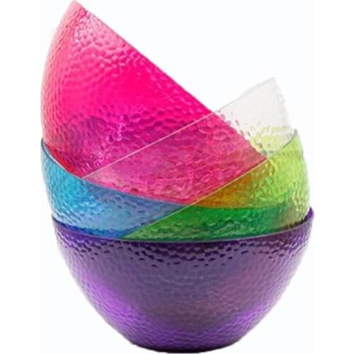 Salad Bowls Colorful Ware Food Dishes Food Tray Big Bowl Fast Fast Food Bowl Container Dinnerware Set Cookware 10inch 5pcs/set