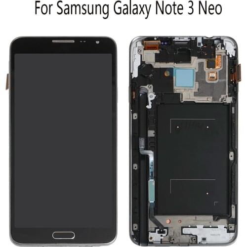 5.5"Super AMOLED For Samsung Galaxy Note 3 Neo Mini Lite N750 N7502 N7505 LCD Display Touch Screen Digitizer Note3 MINI NEO N750