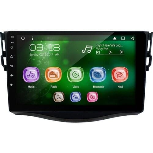 Allways 9" IPS Screen Android 8.1 Quad-core Ram 1GB Rom 16GB Car Multimedia for Toyota RAV4 2007-2011 WITH 2.5D Full touch