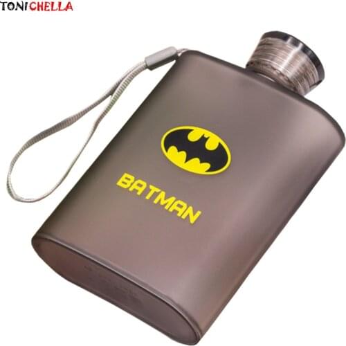 Kids Creative Water Cups Children Plastic Drinking Bottles Baby Learn To Drink Bottle Classic Symbol Printing Gifts T0594