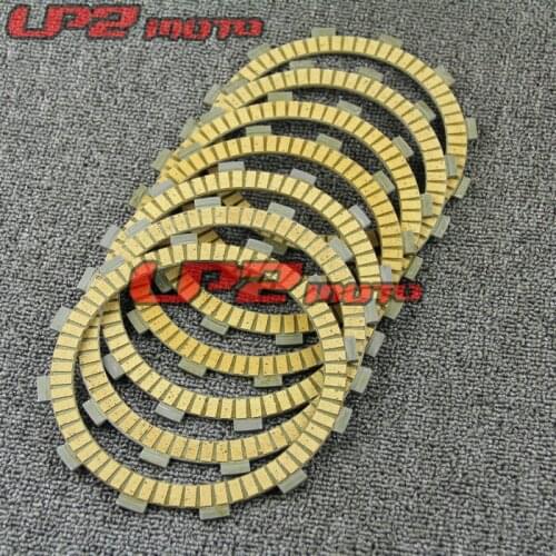 For Kawasaki ZR400 ZX400 ZL400 FX400 GPZ400 EN450 Paper Based Clutch Friction Kit Disc Plates Set Motorbike Parts Accessories