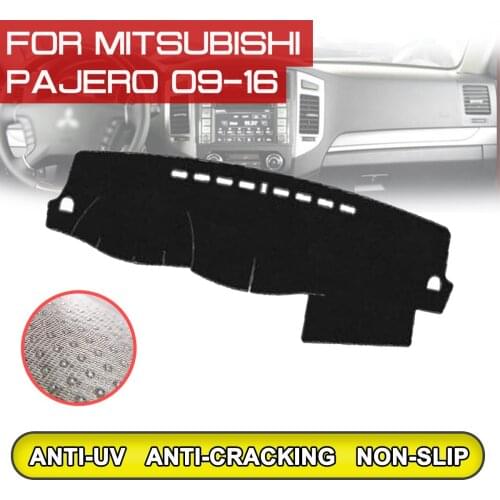 For Mitsubishi Pajero 2009 2010 2011 2012 2013-2016 Car Dashboard Mat Anti-dirty Non-slip Dash Cover Mat UV Protection Shade