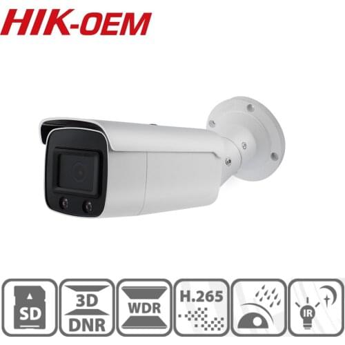 Hikvision OEM IP Camera DTT46G (OEM DS-2CD2T46G1-4I/SL) 4MP Network Bullet POE IP Camera H.265 CCTV Camera SD Card Slot