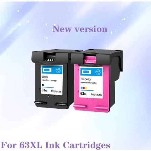 PY 63XL Cartridge Compatible for hp 63 XL Ink Cartridge for hp63 Deskjet 1110 2130 2131 2132 3630 4250 5220 5230 5232 5252