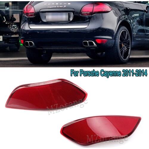 Rear Bumper Reflector Light For Porsche Cayenne 2011 2012 2013 2014 Brake Turn Signal Stop Tail Fog Lamp Car Accessories